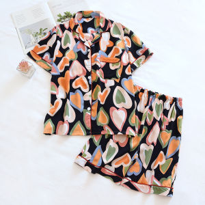 (พร้อมส่ง)ชุดนอนเยื่อไผ่ แขนสั้น-ขาสั้น เนื้อผ้านุ่มใส่สบาย