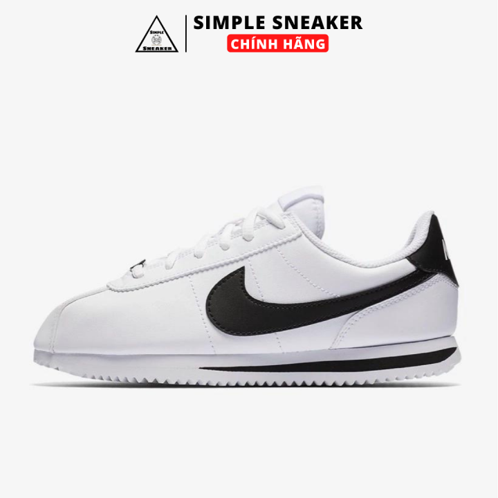 Giay Nike Cortez Chinh Hang Nike Cortez White Black Basic Classic Giay Sneaker Th Thao Nam N Ch t Li u Da Simple Sneaker Giay Cortez Mua He Lazada Lazada.vn