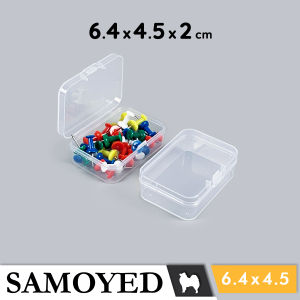 Tempat / Kotak Plastik PP Penyimpanan Kecil Serba Guna / Plastic Storage Box 6.4 x 4.5 x 2 / 64 x 45 x 2 cm Samoyed BX-SH-644520 (Aksesoris / Pernak-Pernik / Perhiasan / Obat / Klip / Peniti / Jarum / USB / Memory Card)