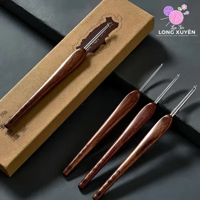 [SẴN] Kim móc Thất Châm Phường gỗ cẩm lai | Len Sợi Long Xuyên