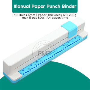 FMP A4 Size Manual Paper Punch Binder Machine 30 holes DIY Machine Office Supplies School