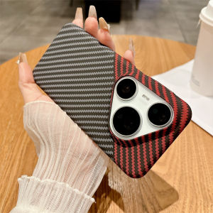 Super Thin Cover Carbon Fiber Pattern for MagSafe Case Magnetic Wireless Charger for Huawei Pura 90 Pro Max 70 Ultra Mate 80
