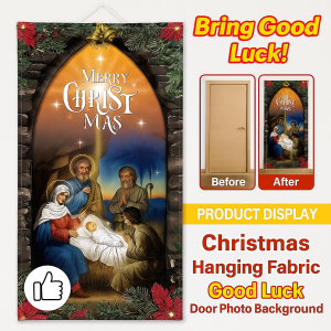Party Advent Door Cover Fabric