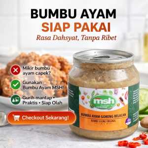 Bumbu Ayam Goreng Belacan 190gr Bumbu Ayam Goreng Belacan Siap Goreng Bumbu Ayam Goreng Belacan Rempah Alami