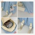 LEXY Tas Ransel Wanita Tas Sekolah Korea Style Anti Air Backpack SMP SMA Premium. 