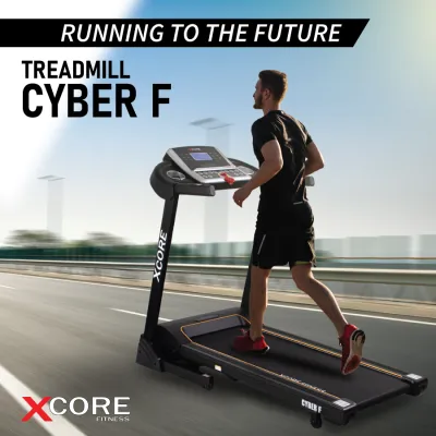 Motorized Treadmill With Auto Incline Cyber F