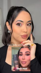 HUDA BEAUTY EASY BAKE SETTING SPRAY WITH 16-HOUR WEAR 100ML