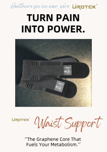 UROTEK (M) Adjustable Graphene Back Support Belt Support Belt Self-Heating Therapy Women & Men