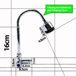 Gimeta Dalam Dinding Kran Cuci Piring Fleksibel Spatu cuci piring dengan pancuran berdiri rotasi 360 derajat dan pancuran multi-level