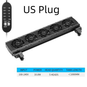 IPIE2 Variable Speed Aquarium Cooling Fan 1/2/3/4/5/6 Head Silent Heat Dissipation Fan Fish Tank Accessories Heat Dissipation Aquarium External Fan Aquarium Farming