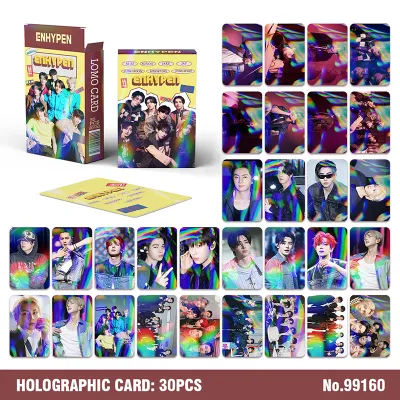 การ์ดสะสมการ์ด LOMO เคป๊อปบัตรโฮโลแกรมโฟโตการ์ด30ชิ้น/กล่อง