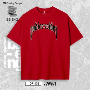 Kaos Oversized "REALISTIC" Bahan Cotton Combed 20s Kualitas Sablon Premium Tshirt Pria dan Wanita