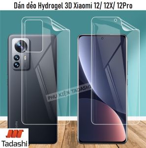 Miếng Dán Dẻo Hydrogel Xiaomi 12/ 12X/ 12S Xiaomi 12 Pro Mi 10/ 10S/ 10 Pro Mi 11/ 11 Pro/ 11 Ultra Redmi K50/ K50 Pro/ K50 Gaming Full Màn Dán Dẻo 3D Trong Suốt HD Bo Viền Cong Bảo Vệ Màn Hình.