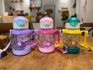 Botol Minum Tali Karakter Anak-Anak 500ML BPA FREE 0907