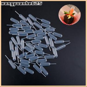 [WYH Store] 👗 100pcs Plastic Squeeze 4ml Transfer Dropper Disposable Pipettes For Cupcake