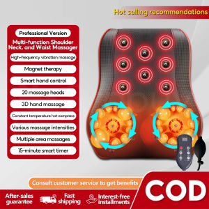 KONKA Massager Pillow BantalUrut Elektrik dengan Pemanas Back Kusyen Urut Kneading Shiatsu Heating 按摩枕