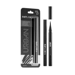 Implora Eyeliner waterproof and dramatic look || Implora Eye Liner Black Hitam & Urban Liquid Eyelenier100% Original BPOM