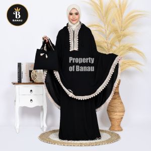 Mukena Dewasa Crinkle Ameenah Jumbo Terbaru Mewah