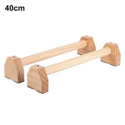【Fufan Product】 Wooden Push-Up Bar Hexagonal Design Multi-Specification Anti-Crack Parallettes Bar