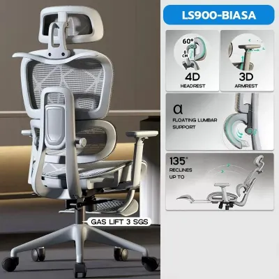 【30Day Free Trial】Xpanse LS918 Ergonomic Office Chair Computer Chair Study Gaming Chair Heavy Duty