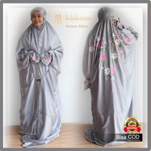 Mukena Terusan Dewasa Jumbo Mukenah Sulam Bayang Mukena Lajuran Mukenah Terusan Katun Sutra Mukenah Langsungan Rukuh Adem Tlekung Terbaru