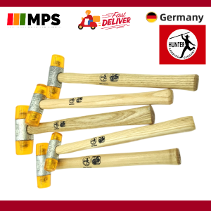 HUNTER GERMANY PLASTIC HAMMER Bumping Mallet wooden handle soft face hammer tukul 22mm 27mm 35mm 40mm 50mm 60mm