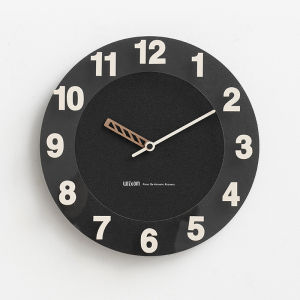 Minimalist Nordic Series Desk Clock Hot Sale Home Living Room Simple and Fashion Mute Clock Creative Vintage Musical Art Decorations 38x38cm