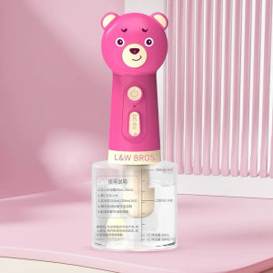 <Yobear & Co.> L&W Duck Spray Waterproof Bubble Bath Can save Shampoo easy to use for pets dogs cats Rechargeable Dog Cats Pets