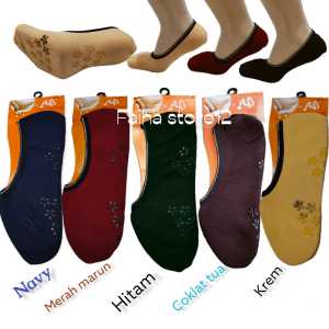 Kaos Kaki Tawaf polos/Motif Anti Slip Premium Murah / Kaos Kaki Wanita Pendek / Kaos Kaki Tawaf Pendek Haji Umroh / Kaos Kaki Balet Tebal