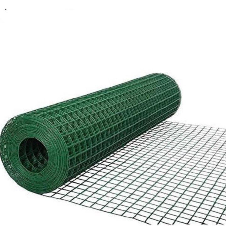25meters Roll PVC Coated Welded Wire Mesh Screen Chicken Wire Salandra ...
