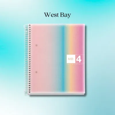 [SG] APLI MIQUELRIUS A4 & A5 Spiral Bound Notebook | Aurora Series [Evergreen Stationery]