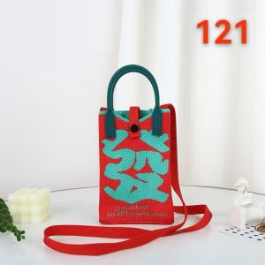 TAS DOMPET HP AMPLOP WANITA RAJUT KNIT POUCH PREMIUM TAS HP TALI SELEMPANG BANGKOK KOREA