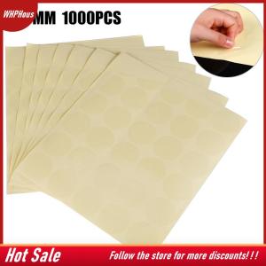 【COD】🔥🔥🔥 1000 15MM clear round sticker round transparent labels circle PVC Sealing labels
