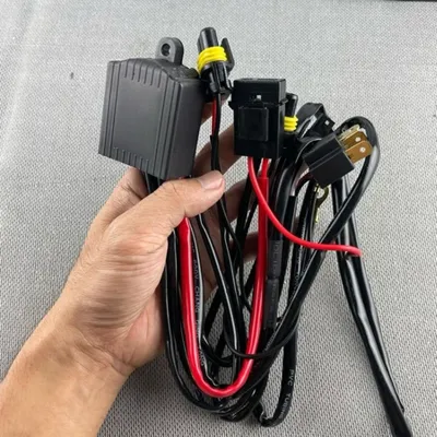 Kabel Relay Set Asli Berkualitas Tinggi Lampu HID Projie Projector Biled LED H4 Motor Mobil