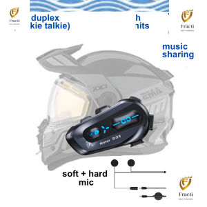 (FractionFinds)D3X Motorcycle Bluetooth Helmet Half-Duplex Intercom Music Sharing 1000mAH High-capacity Battery