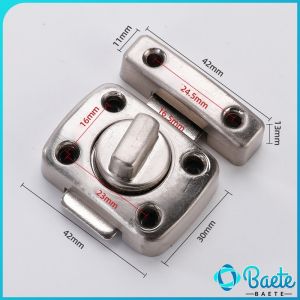 Baete Gate Latch Slide Bolt Latches Lock Zinc Alloy Safety Door Locks