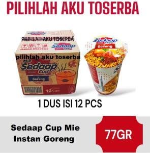 Mie Instant Mie Sedaap CUP Goreng - ( HARGA 1 DUS )