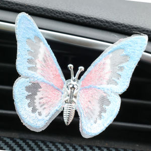 Moving Butterfly Car Dashboard Decor Auto Center Console Air Vent Decorative Ornament Car Interior Car Accessories