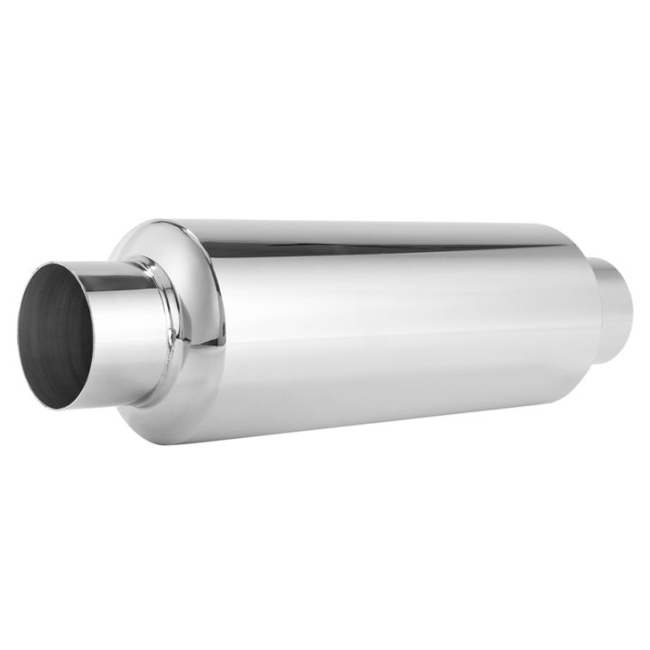 Car Exhaust Muffler 2.5 Inch Inlet Stainless Steel Universal Resonator