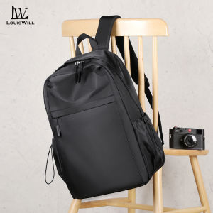 LouisWill Fashion Mens Backpack Business Laptop Backpack Waterproof Backpack Outdoor Travel Backpack Large Capacity Casual Backpack Leisure Bacapack Suitable For 15.6-inch Laptop