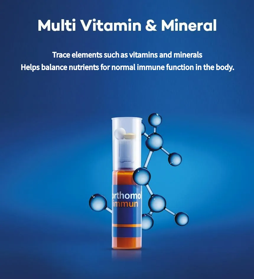 orthomol multivitamin & minerals 27本入り orthomol multivitamin & minerals 27本入り