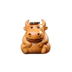SWEET TIM Cute Animal Inverted Incense Tray Fragrant Cartoon Hippo Backflow Incense Holder Creative Natural Green Sandalwood Incense Holder Home