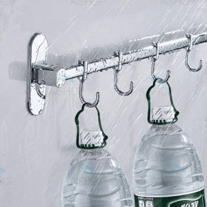 Punch-Free Kitchen Storage Rack Knife Multi-Function Pot Rack Kitchen Wall Hanging Storage Pendant Hook Racks [SG Seller]