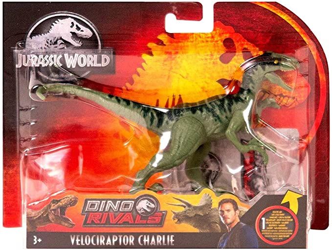 Mattel Jurassic World Dino Rivals Attack Pack Velociraptor Charlie