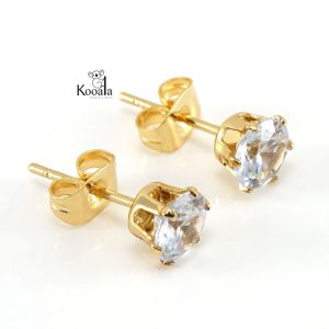 Anting Tusuk Stainless Mata Berlian Alina Tahan Karat Fashion Wanita Terbaru