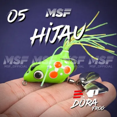 [MSF] EXP Dora Soft Frog | 3cm / 6g | Umpan Tiruan Katak Getah Casting Haruan Bujuk | Ready Stock Malaysia