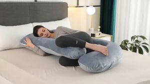 YBL Maternity Pillow U Shape Dismantled Pregnancy Pillow 1.8M Extra Large Pregnant Protection Full Body Sleep Support Pillow for Pregnant Women Nursing Breastfeeding