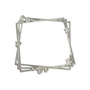 Carbon Steel Die Cuts Heart Frame Cutting Dies for Photo Journal Scrapbooking Decorations Embossing Stencils