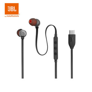 Tune 310C Type C Wired Hi-Res In-Ear Headphones Noise Reduction Earphones Tangle-Free Flat Cable 3-Button Remote with Microphone Earbuds