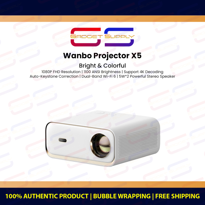 Wanbo X5 Projector [1100ANSI 1GB+16GB DualBand WiFi 6] / Wanbo T6